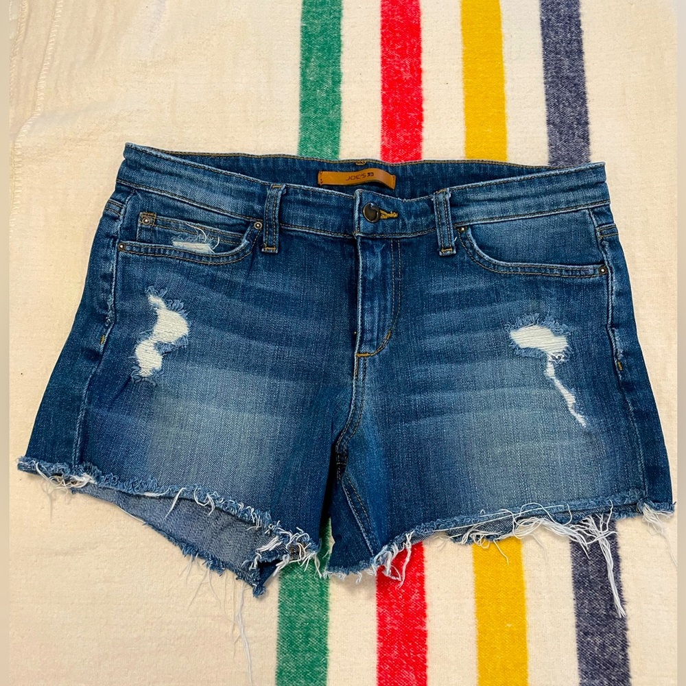 Joe’s Jeans Collector’s Edition Ozzie Mid-Rise 4” Cut-Off Shorts